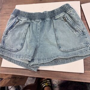 Denim Blue Women's Shorts aerie relaxed size large